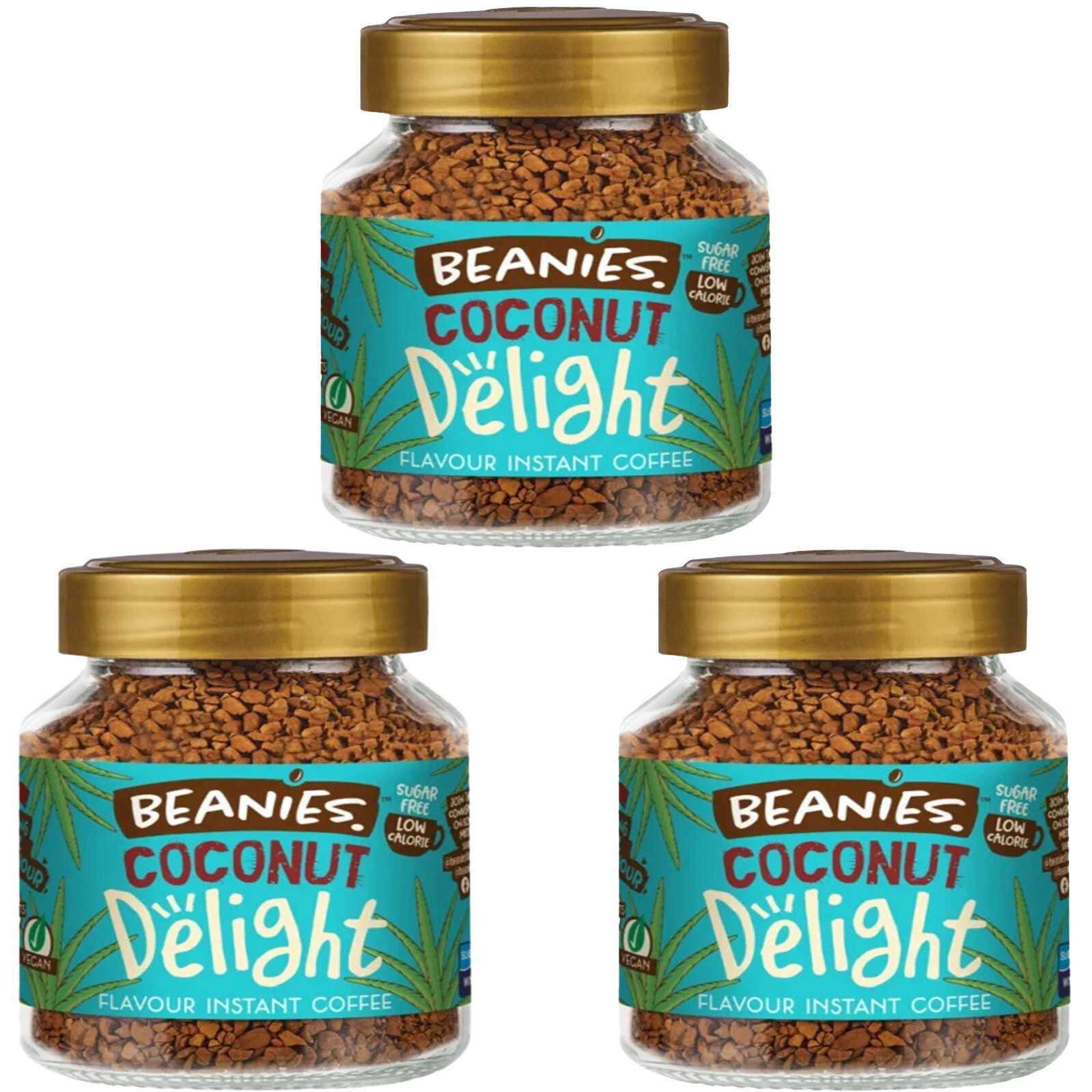 Beanies Coffee Coconut Delight Flavour Instant Coffee - 50G - Image 4