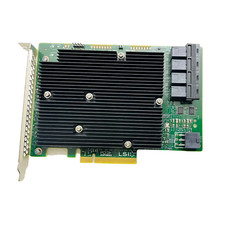 SAS 9300-16I 12GB/S HBA BUS ADAPTER CARD IT Mode 4 SFF-8643 SATA CableKC