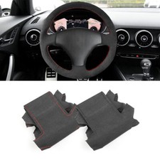 Lenkrad Wildleder Lenkradbezug Lederbezug für Audi A3 A4 S4 TT 3-Spoke DIY Sewn