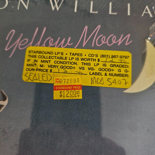 SEALED Don Williams Vinyl LP MCA Records 1983 MCA-5407 Yellow Moon LP Vinyl Reco - Foto 3 di 5