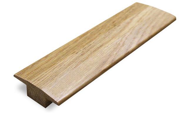 Solid Oak 18mm T Section Door Bar Threshold Moulding Pre Finished 900mm Trim