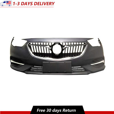 Complete Front Bumper Set with Grille & Fog Light Cover 2018-2020 Buick Regal