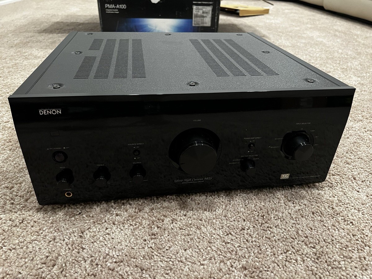 Denon PMA-A100 100 anniversary Integrated Amplifier 883795001786| eBay