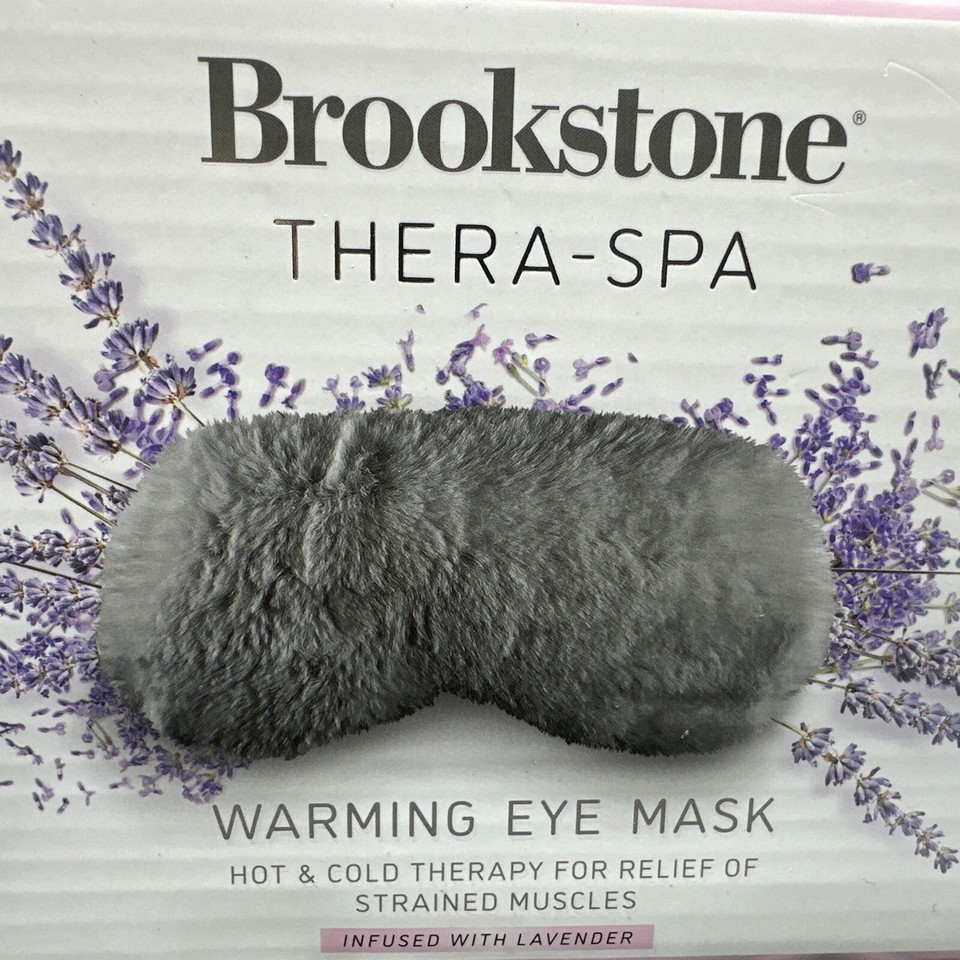 Brookstone TheraSpa Heated Relief Stress Relief Hot & Cold Therapy Eye