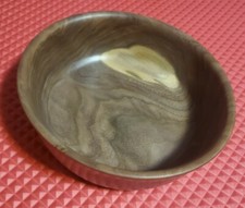 Hand Turned Black Walnut Bowl 8.25"x3" roughly 