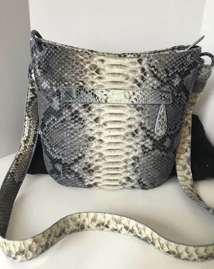 NANCY GONZALEZ PYTHON MESSENGER CROSSBODY BAG MRS… - image 7