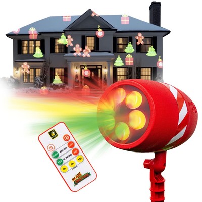 Star Shower Slide Show Christmas LED Projector, AS-SEEN-ON-TV, Showcase Your 