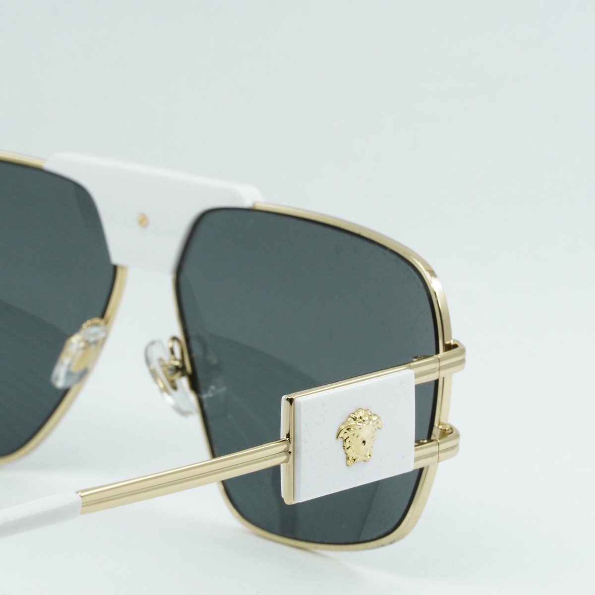 VERSACE VE2251 147187 Gold/White/Dark Gray 63-12-145  display picture 1