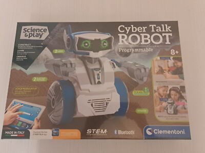 Science & Play Cyber sprechender Roboter programmierbar interaktiv Bluetooth neu