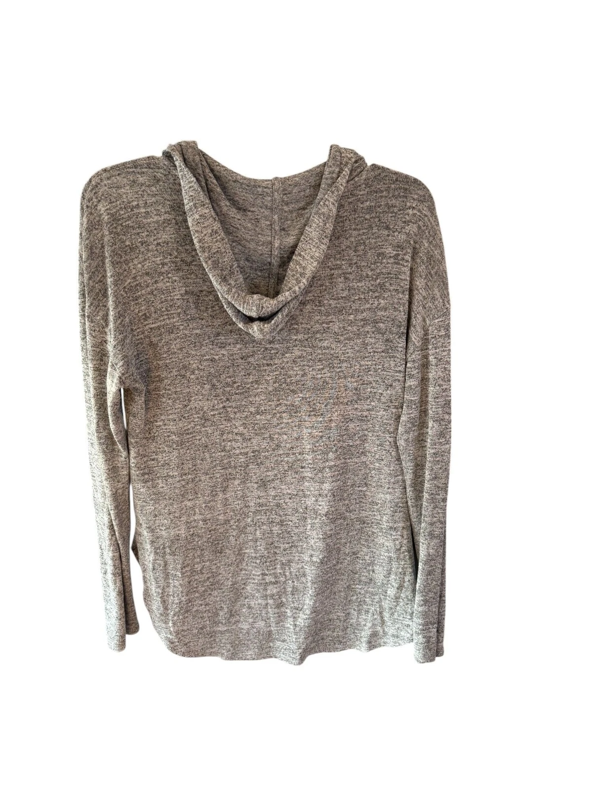 VETEMENTS Felpa con cappuccio Banana Republic Luxespun grigia piccola scollo a V pullover manica lunga maglia morbida