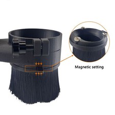 CNC Router Dust Cover 65mm CNC Dust Shoe For 1.5kw Spindle Motor Brush Cleaner