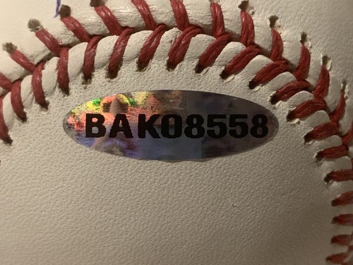 Garrett Atkins Signed Baseball Upper Deck - Picture 3 of 5