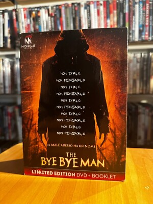 THE BYE BYE MAN (2017) MIDNIGHT FACTORY SLIPCASE LIMITED DVD + BOOKLET OTTIMO
