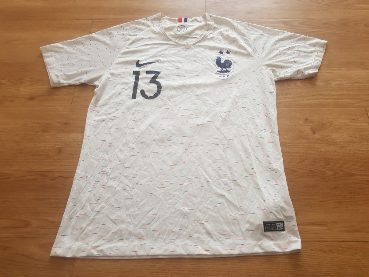 Maillot Equipe De France Extérieur 2018-2019 - N°13 Kanté - Nike - Homme XXL