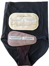 Kindred Bravely Soothing Fourth Trimester Panty W/ Gel Packs  Size Medium Black