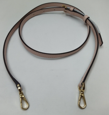 Michael Kors Pink Leather Replacement Strap - Goldtone Push  display picture 2