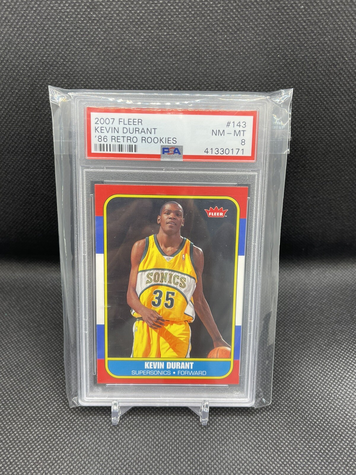 Set Of Kevin Durant Rookie Cards Fleer Retro Topps SuperSonics White 