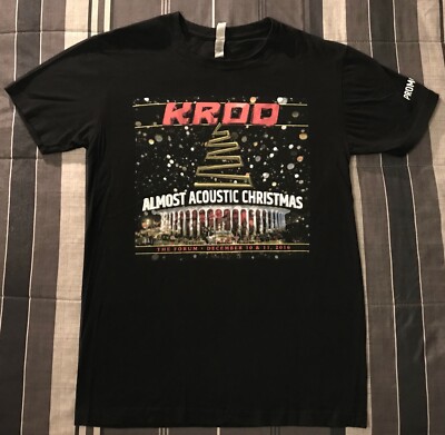 KROQ Almost Acoustic Christmas T-shirt 2016 Weezer AFI Blink 182 Men's S RARE