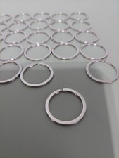 25 dzielonych pierścieni do breloków / rzemiosła L@@K