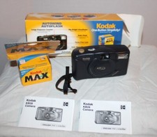 Kodak KB 28 Point  Shoot 35mm Film Camera With Box And Extras Vintage