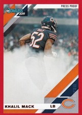 2019 DONRUSS RED PRESS PROOF VARIATIONS KHALIL MACK BEARS PARALLELS - E3277