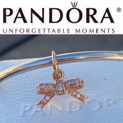 Retired PANDORA ROSE Charm SPARKLING 