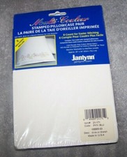 Janlynn Pillowcase Pair Birds on a Branch Stamped 021-0171 Vintage 2002 New