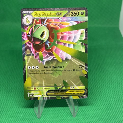 #ad Mega Meganium ex 010 217 Textured Holo Pokemon Ascended Heroes English $7.95