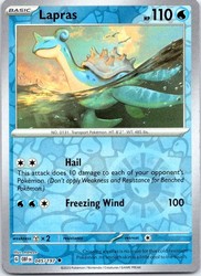 Lapras 045/197 Obsidian Flames Reverse Holo Uncommon