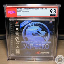 PSA 9.8 A+ - Mortal Kombat Mythologies: Sub-Zero PlayStation, PS1 1997 NEW!