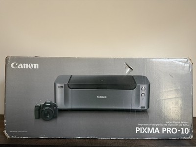 NEW IN BOX Canon PIXMA PRO-10 Inkjet Professional Color Digital Photo ...