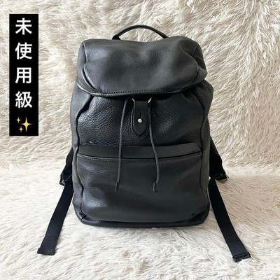 Stefano Mano Leder Rucksack Backpack schwarz unbenutzt aus Japan