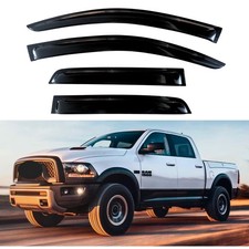 KPY Rain Guard for 09-18 Ram 1500 Crew/Mega Cab Window Visor Vent