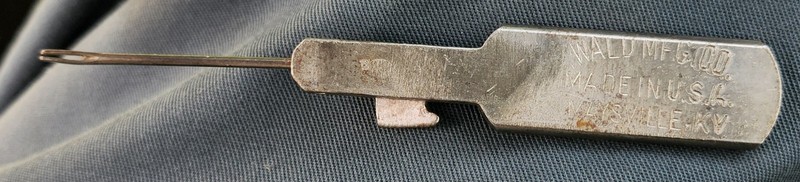 1920s Bicycle Tube/ Tubeless Repair Tool WALD man u fac Maysville  KY
