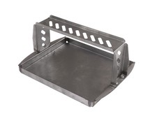 Motamec Weld In Steel Race Battery Tray Red Top 60 Flat Mounting Box