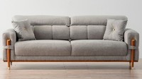 Bequemes Stilvolles 3-Sitzer-Sofa Zeitloses Schlafcouch LüMmel Sofa Dreisitzer