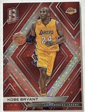 2017-18 Spectra Kobe Bryant #91 Red Stars Prizm 1/75 Lakers First on print