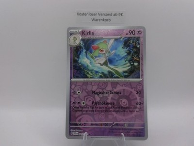 Kirlia 085/198 Karmesin und Purpur Pokemon Reverse Holo NM Deutsch