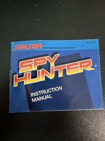 Nintendo NES - Spy Hunter - Game, Manual, & Case - Tested