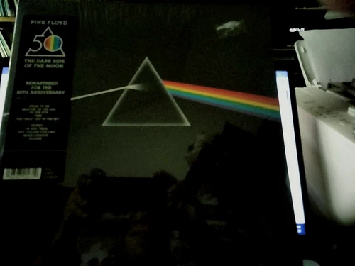 PINK FLOYD- DARK SIDE OF THE MOON(SEALED 50TH ANNIVERSARY LP)