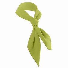 Sheer Chiffon Scarf 26"x26" Square 23.5"x23.5" Green