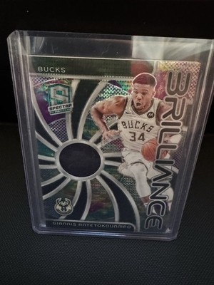 Panini 2023-24 Spectra Brilliance Celestial Prizm Giannis BRI-GIA MEM /99