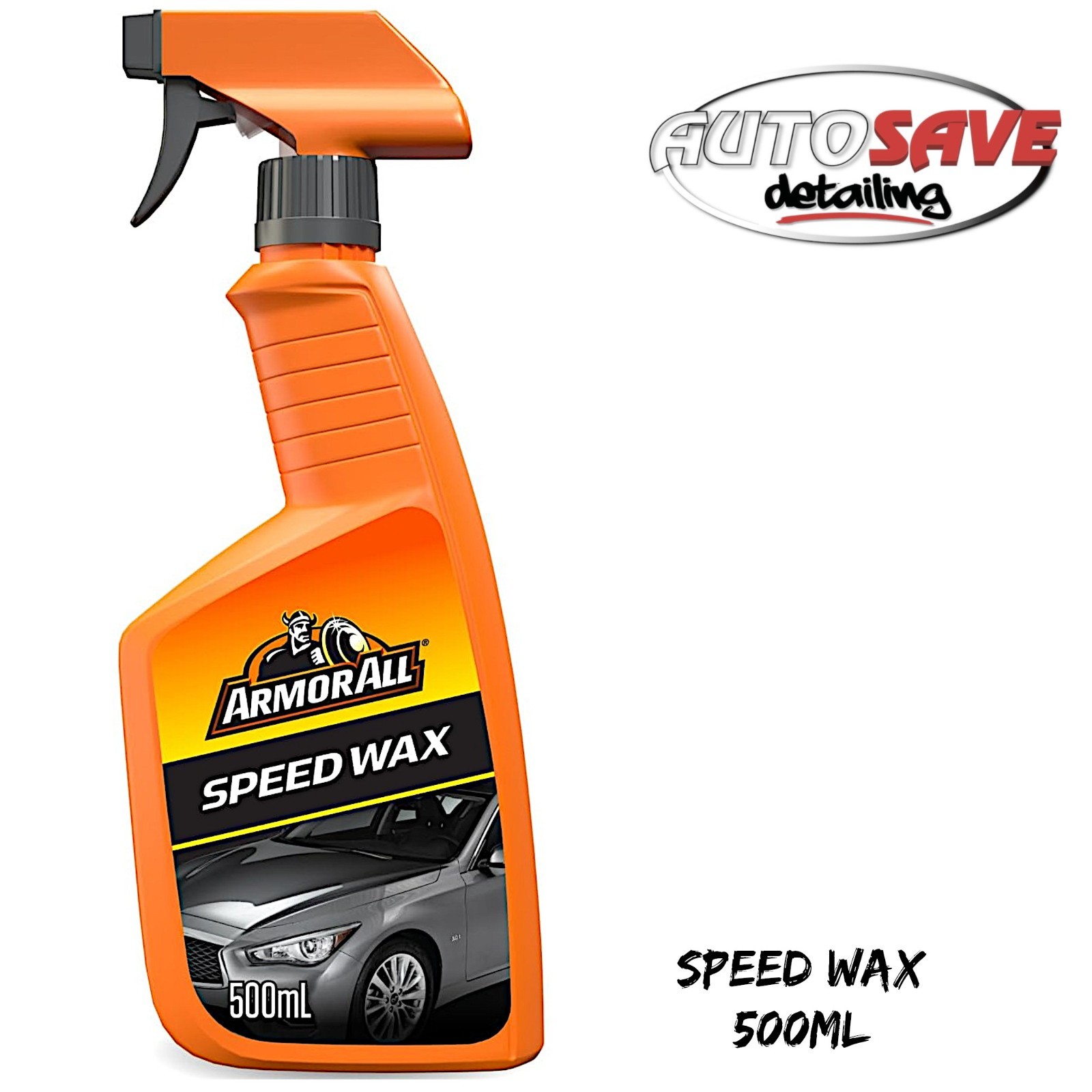 Armor All - Speed Wax |500ml |With Spray Nozzle |Carnauba Wax |Incredible Shine