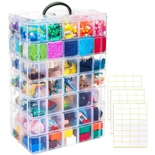 Clear Plastic Organizer Box - Arts, Crafts, Toys - 7 Layers