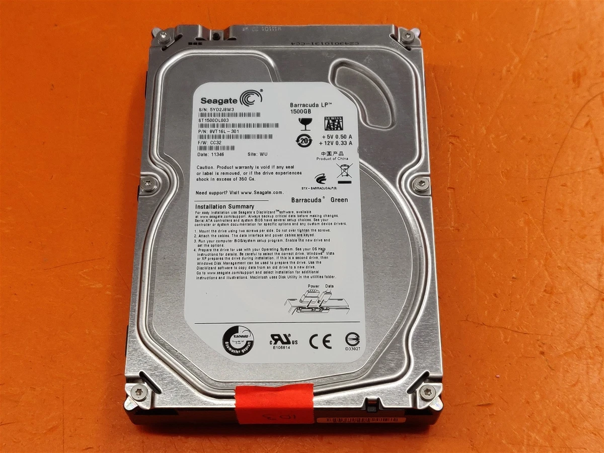 SEAGATE Pipeline 5900 2TB HDD 5900rpm SATA Serial ATA 6Gb/s 64MB Cache 9cm 3.5 BLK