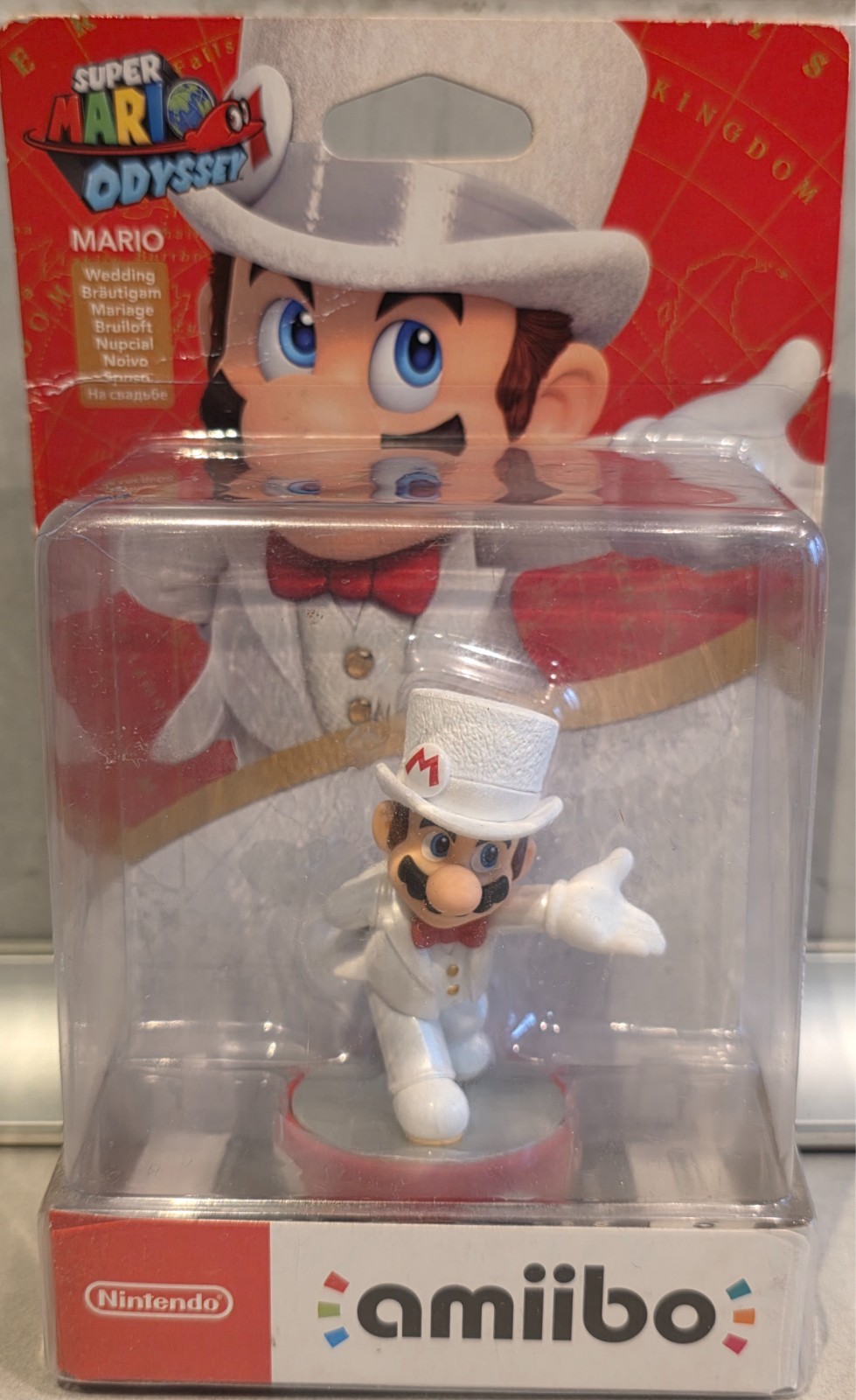 Amiibo Mario Odyssey mariage la figurine NFC pour décorer votre bureau de gamer