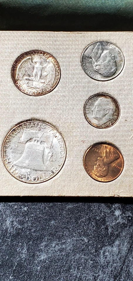 1952-S Original Uncirculated United States Double US Mint Set ~ Nicely Toned - Image 4 of 4