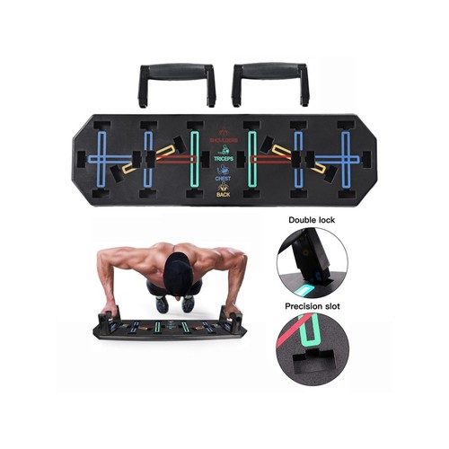 Color Coded Push Up Board System Muscle Toning Workout Equipment Fitness New - 第 5/10 張圖片