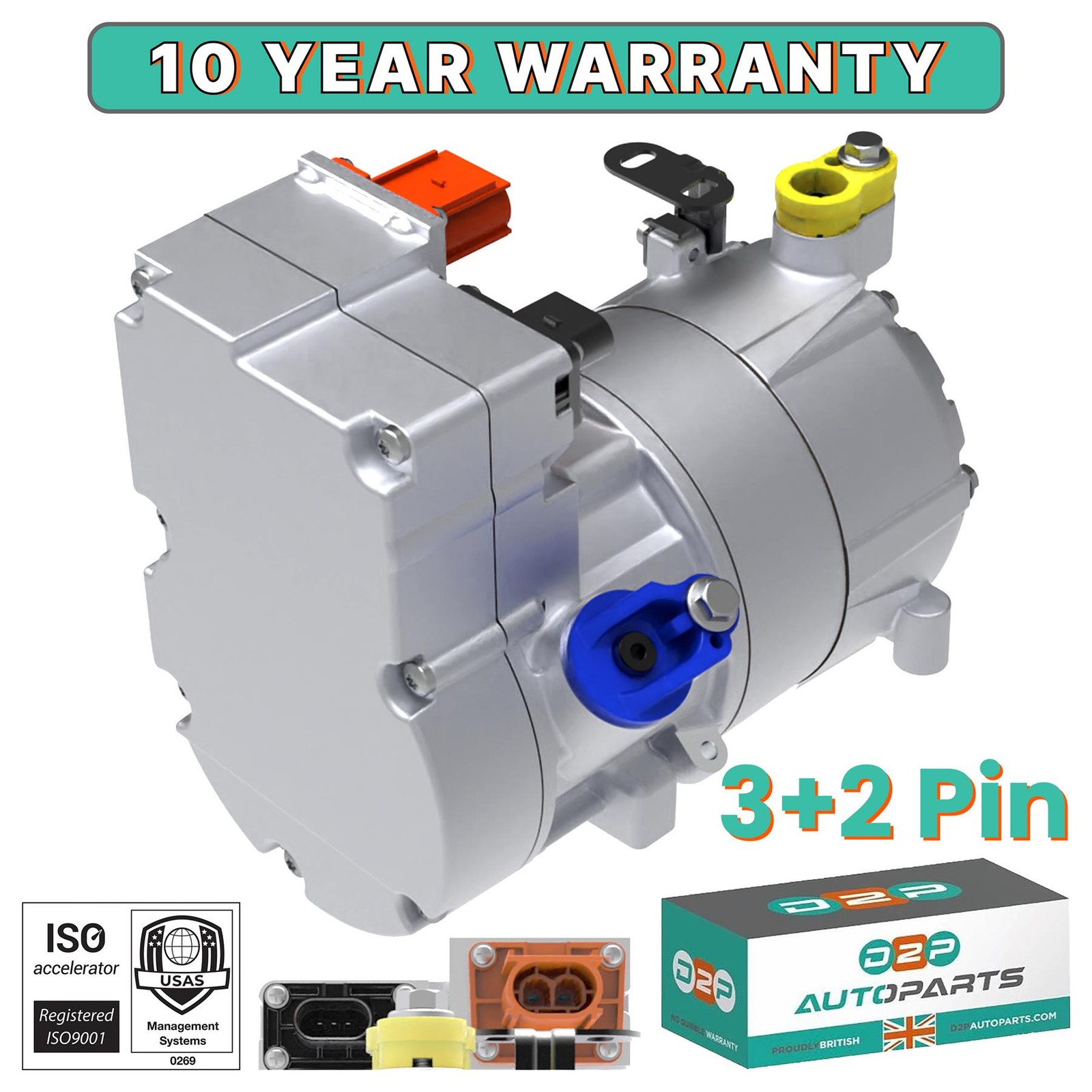 AIR CONDITIONING A/C COMPRESSOR FOR AUDI Q4 E-TRON 2021-ON 1ED816797A 1EA820807B