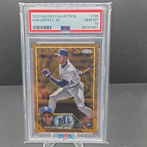2023 Topps Gilded Collection Ken Griffey Jr. #136 psa 60/99 MLB